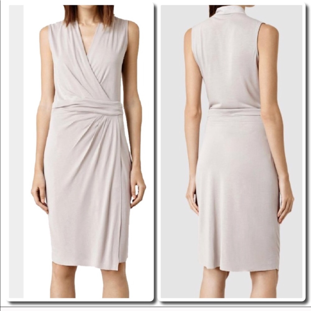 All Saints NOVI wrap dress